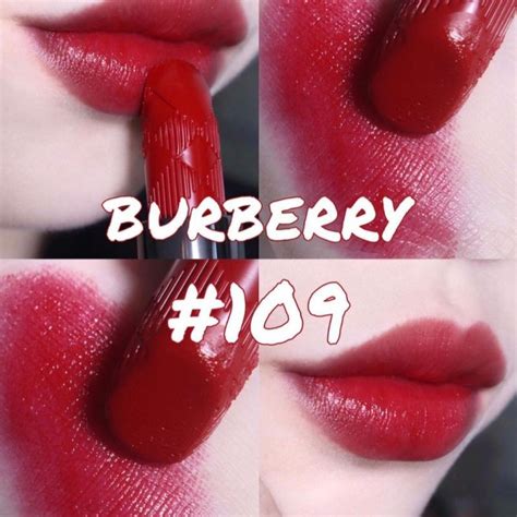 son burberry màu 109|Son Burberry Vỏ Vàng 109 Military Red Màu Đỏ Thuần.